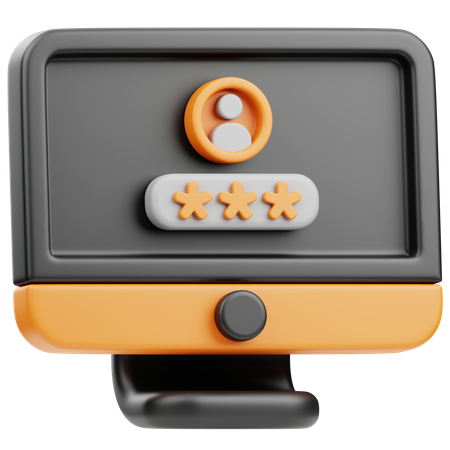 Password Manager  3D Icon