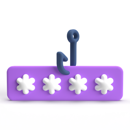 Password Phishing  3D Icon