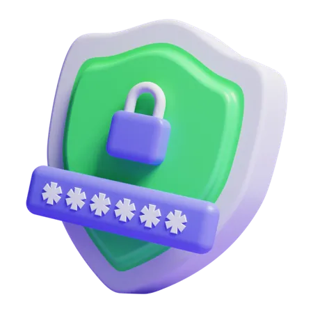 Password Protection  3D Icon