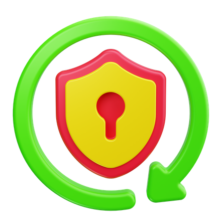 Password Reset  3D Icon