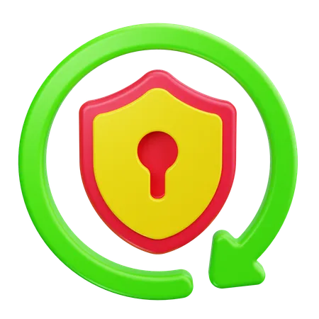 Password Reset  3D Icon