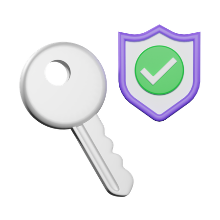 Password Safety  3D Icon