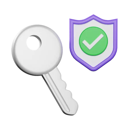 Password Safety  3D Icon