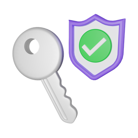 Password Safety  3D Icon