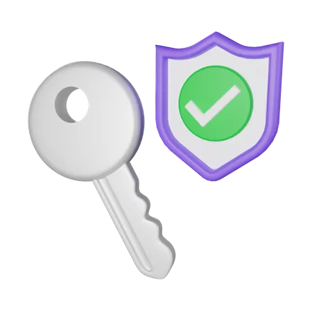 Password Safety  3D Icon