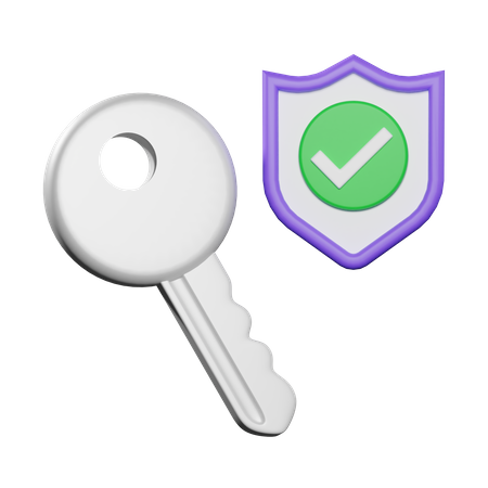 Password Safety  3D Icon