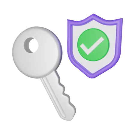 Password Safety 3D Icon