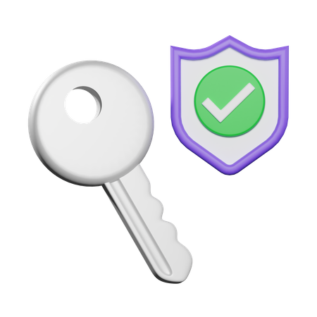 Password Safety 3D Icon