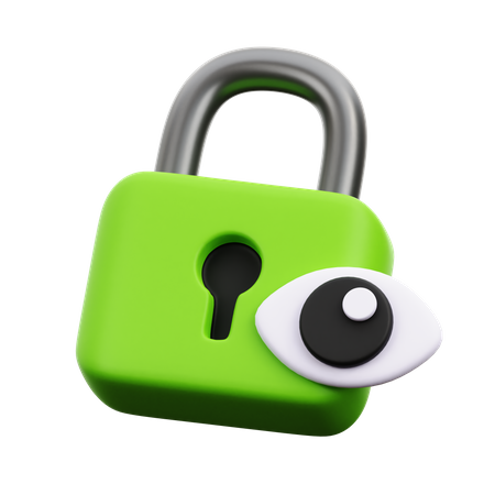 Password Security  3D Icon