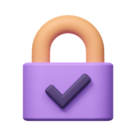 Password Security  3D Icon