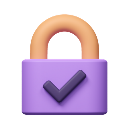 Password Security  3D Icon