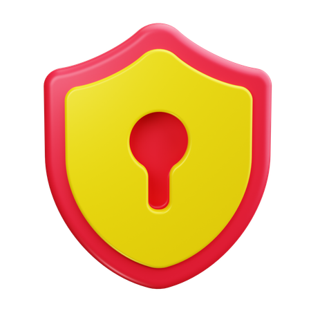 Password Shield  3D Icon