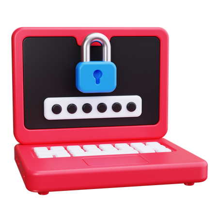 Password Theft  3D Icon