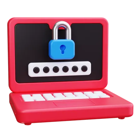 Password Theft  3D Icon