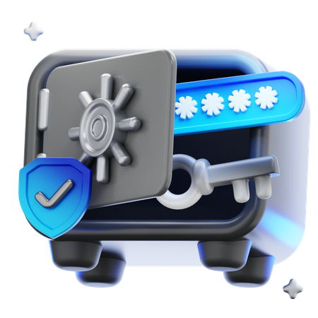 Password Vault  3D Icon