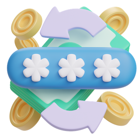 Passwords  3D Icon