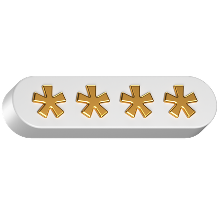 Passwort  3D Icon