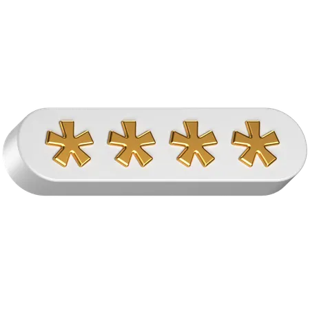 Passwort  3D Icon