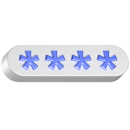 Passwort  3D Icon