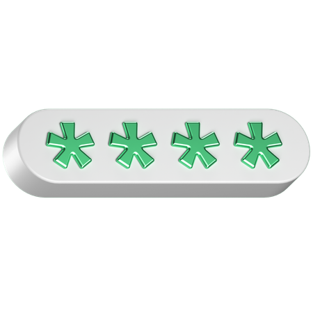 Passwort  3D Icon