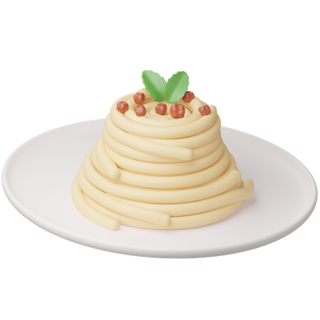 Pasta  3D Icon