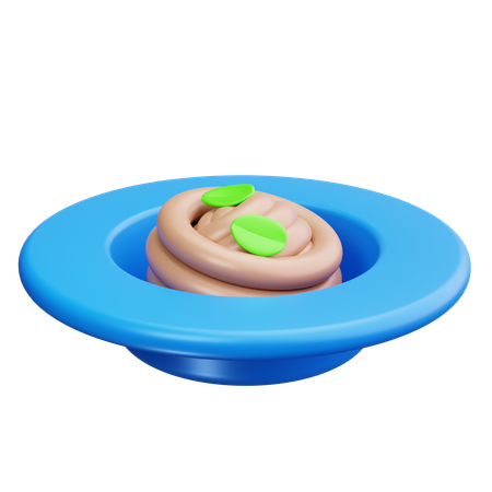 Pasta  3D Icon