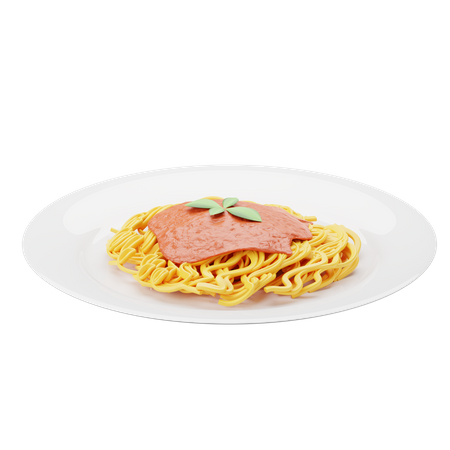 Pasta  3D Illustration