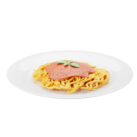 Pasta  3D Illustration