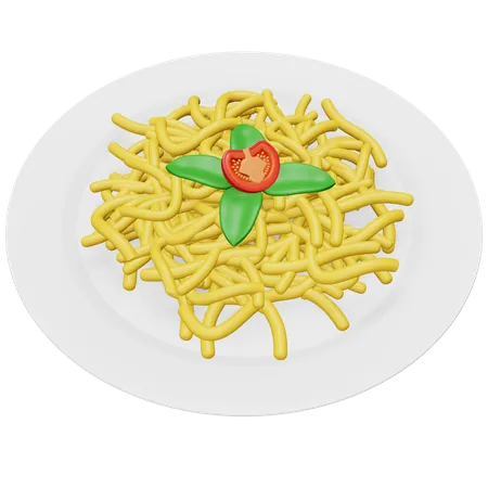Pasta  3D Icon
