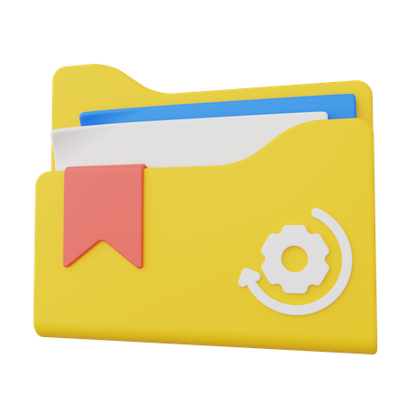 Backup de pasta  3D Icon