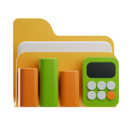 Pasta de análise  3D Icon