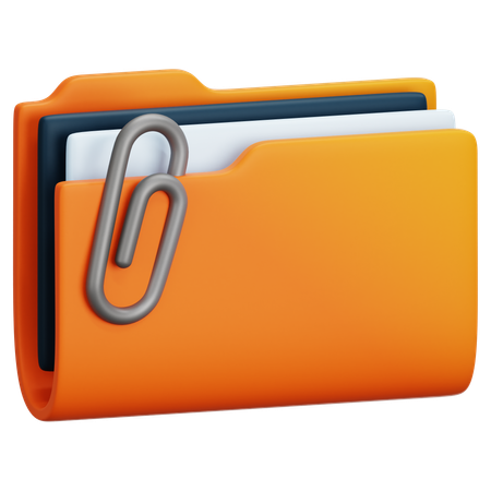Pasta de arquivo  3D Icon
