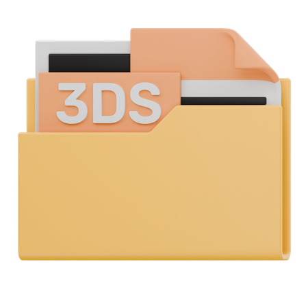 Pasta de arquivo 3Ds  3D Icon