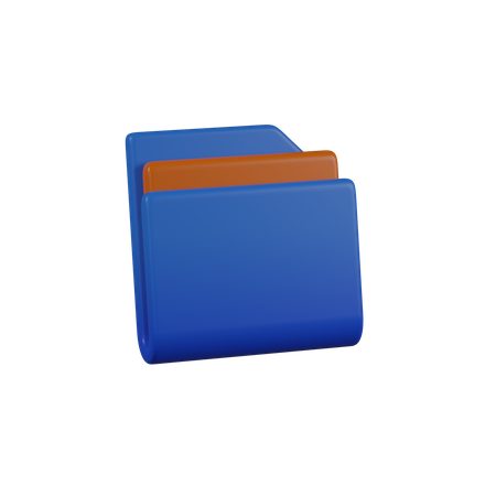 Pasta de arquivo  3D Icon