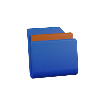 Pasta de arquivo  3D Icon