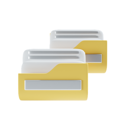 Copiar pasta  3D Icon