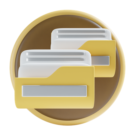 Copiar pasta  3D Icon