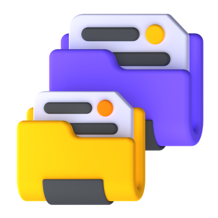 Copiar pasta  3D Icon