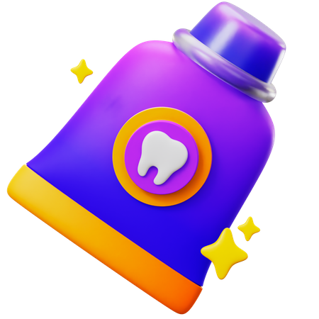 Pasta de dentes  3D Icon