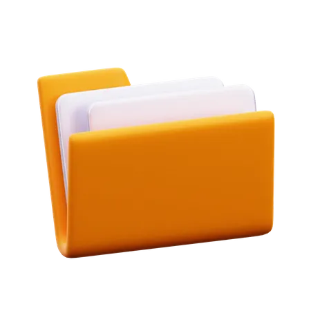 Pasta de documentos  3D Icon