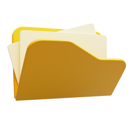 Pasta de negócios  3D Icon