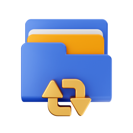 Recarregar pasta  3D Icon