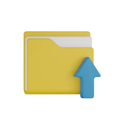 Carregar pasta  3D Icon