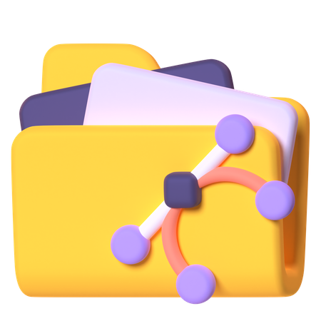 Pasta gráfica  3D Icon
