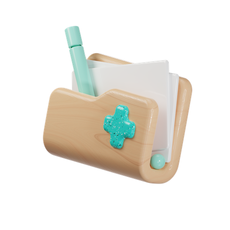 Pasta médica  3D Icon