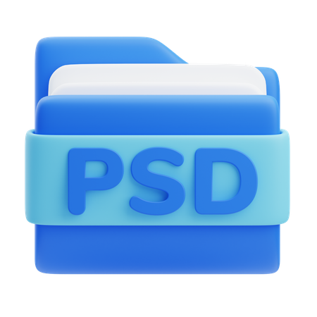 Pasta psd  3D Icon