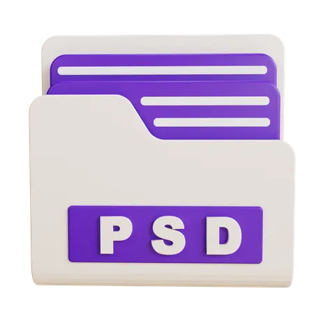 Pasta psd  3D Icon