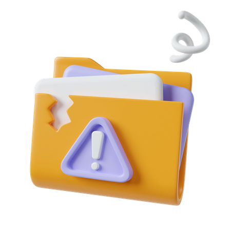 Pasta quebrada  3D Icon