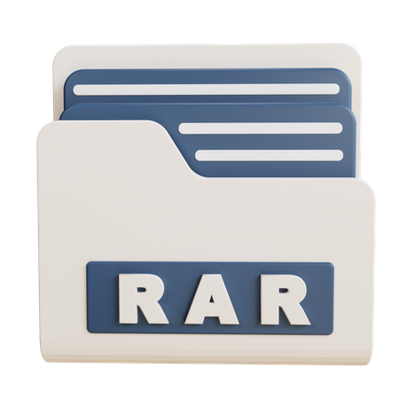 Pasta rar  3D Icon