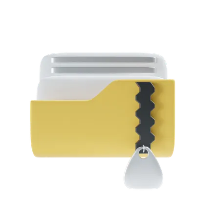 Pasta compactada  3D Icon